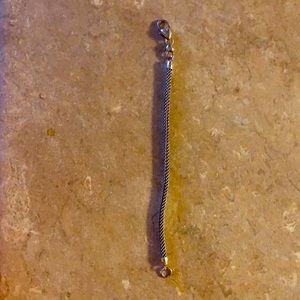 Brighton silver mesh bracelet for charms